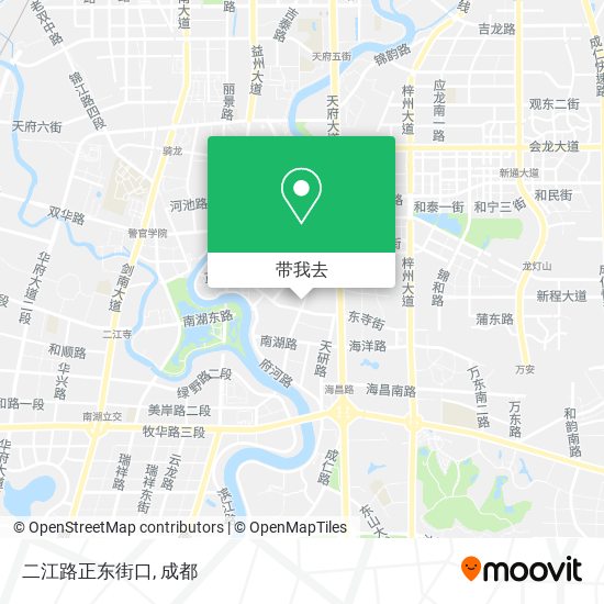 二江路正东街口地图