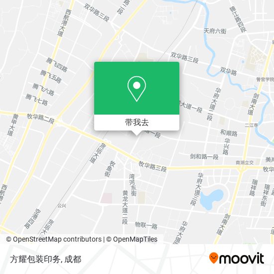 方耀包装印务地图