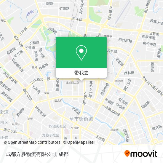 成都方胜物流有限公司地图