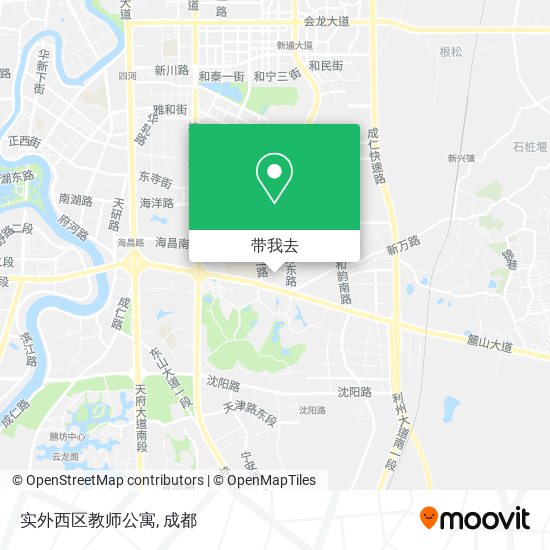 实外西区教师公寓地图