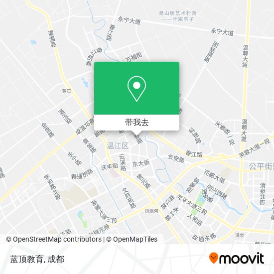 蓝顶教育地图