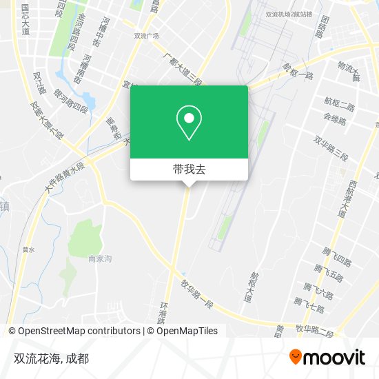 双流花海地图