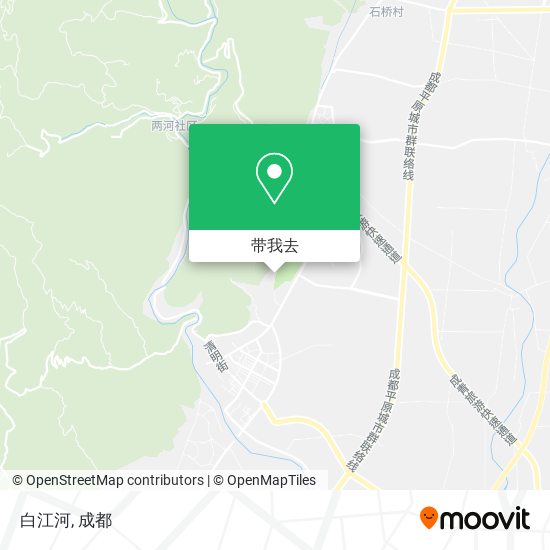 白江河地图