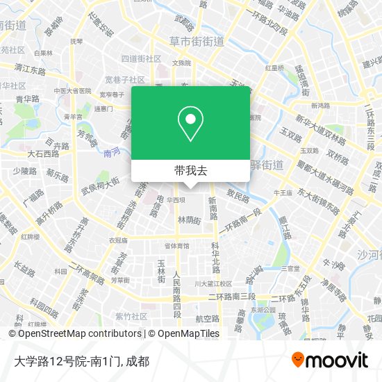 大学路12号院-南1门地图