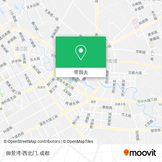 御景湾-西北门地图