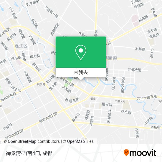 御景湾-西南4门地图