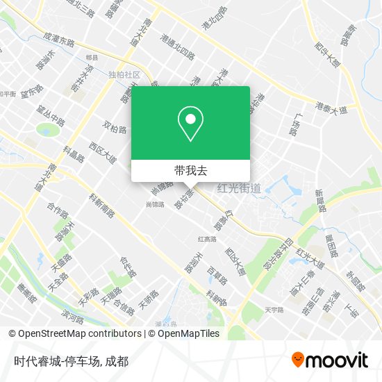 时代睿城-停车场地图