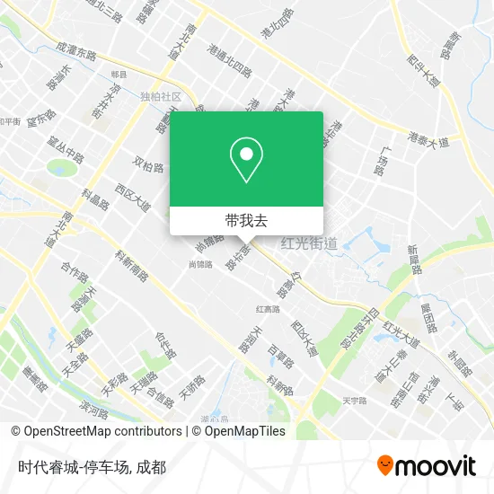 时代睿城-停车场地图