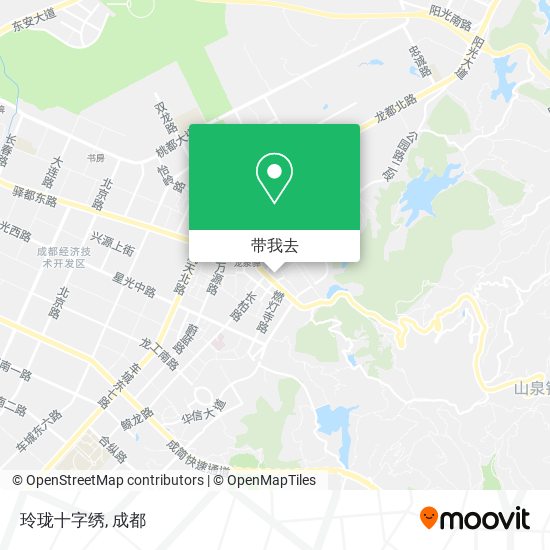 玲珑十字绣地图
