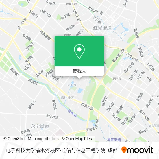 电子科技大学清水河校区-通信与信息工程学院地图