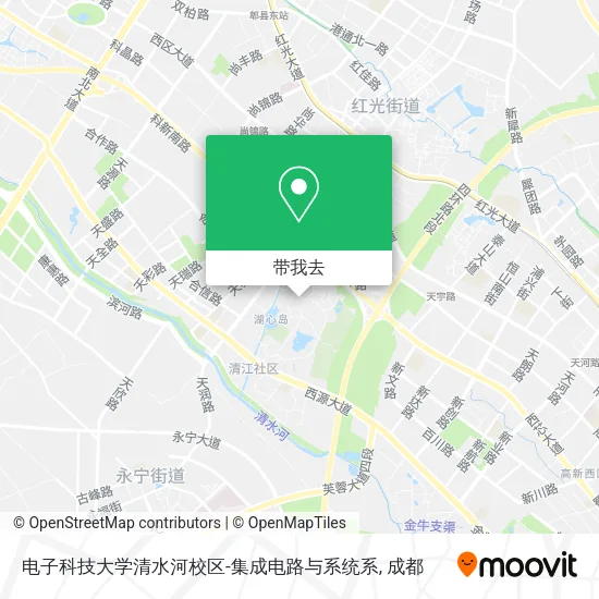 电子科技大学清水河校区-集成电路与系统系地图