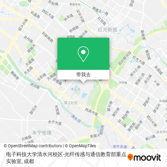电子科技大学清水河校区-光纤传感与通信教育部重点实验室地图