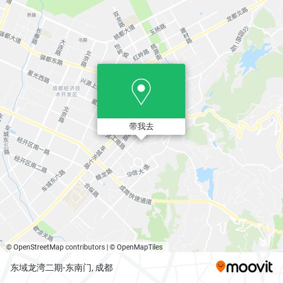 东域龙湾二期-东南门地图