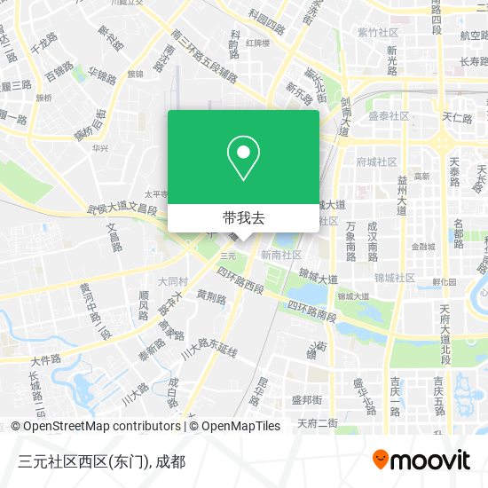 三元社区西区(东门)地图