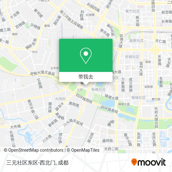三元社区东区-西北门地图