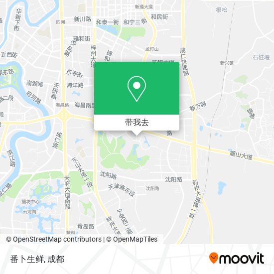 番卜生鲜地图