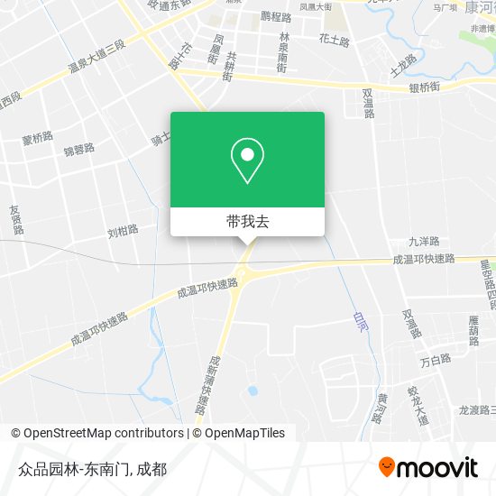 众品园林-东南门地图