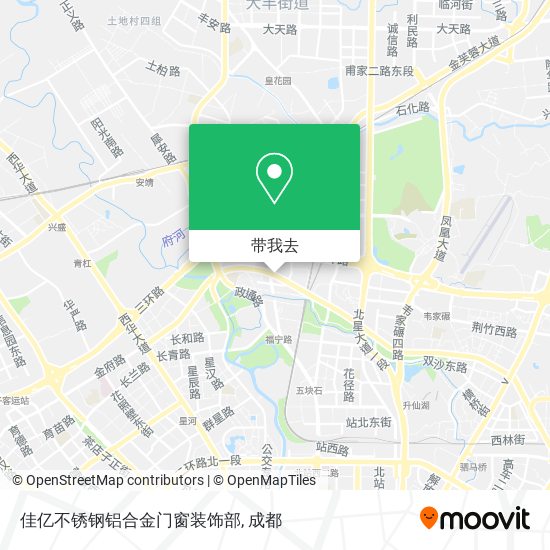 佳亿不锈钢铝合金门窗装饰部地图
