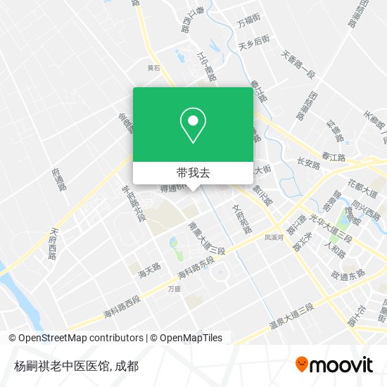 杨嗣祺老中医医馆地图