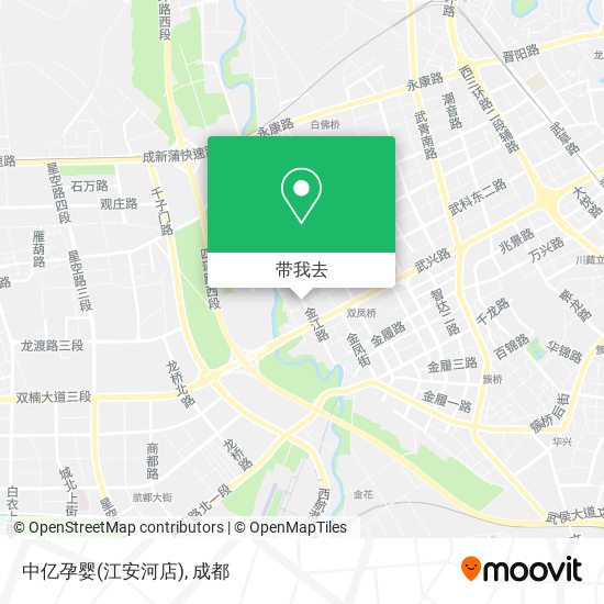 中亿孕婴(江安河店)地图
