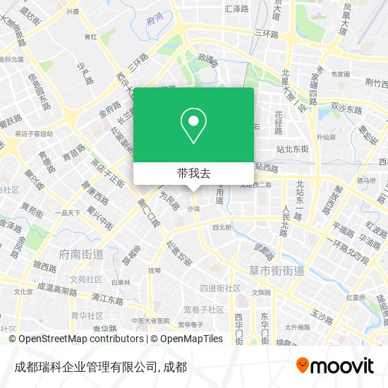 成都瑞科企业管理有限公司地图