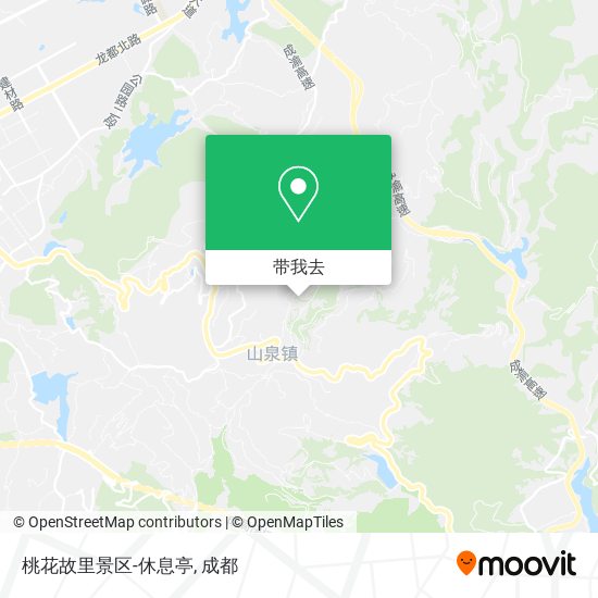 桃花故里景区-休息亭地图