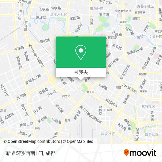新界5期-西南1门地图