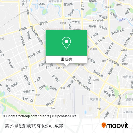 枼水福物流(成都)有限公司地图
