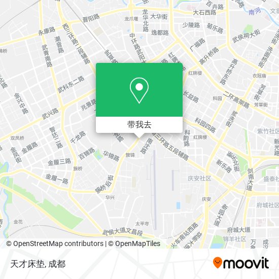 天才床垫地图