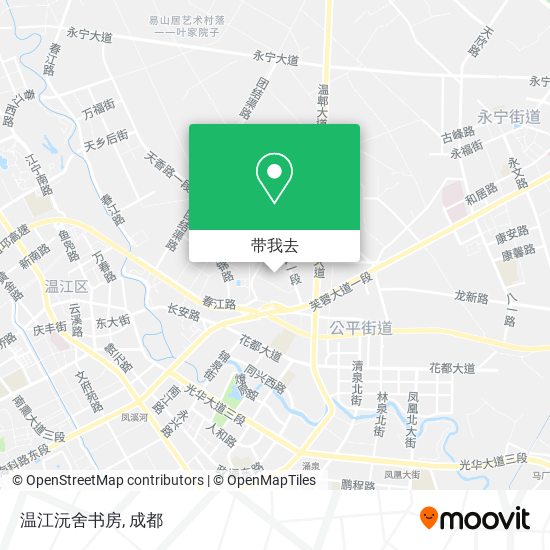 温江沅舍书房地图