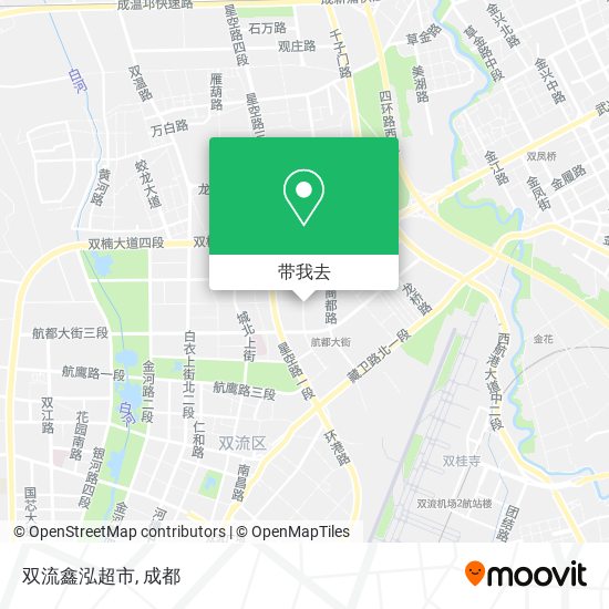 双流鑫泓超市地图