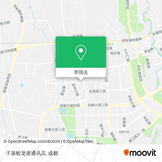 子基蛟龙港通讯店地图
