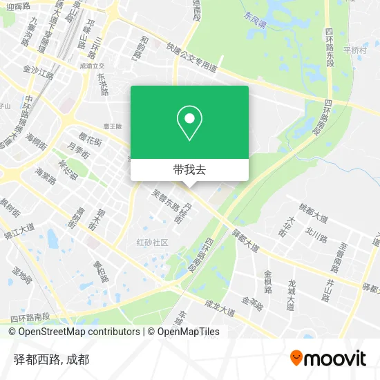 驿都西路地图