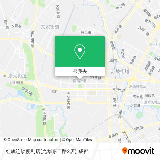 红旗连锁便利店(光华东二路2店)地图