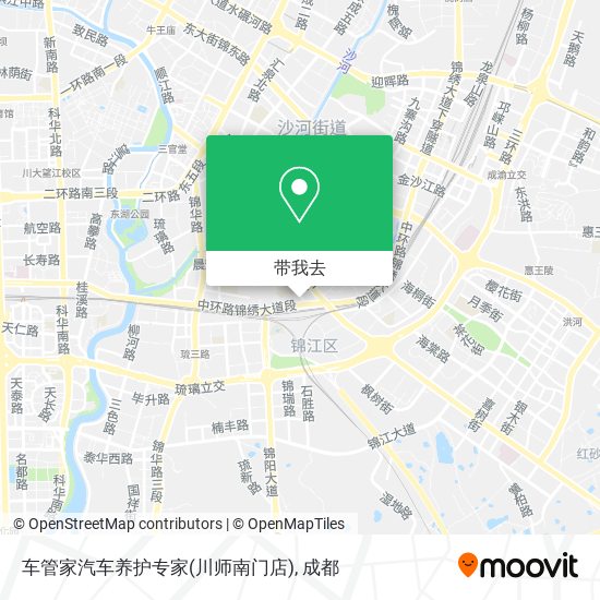 车管家汽车养护专家(川师南门店)地图