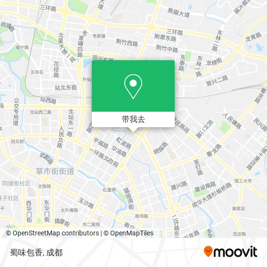 蜀味包香地图
