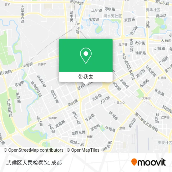武侯区人民检察院地图