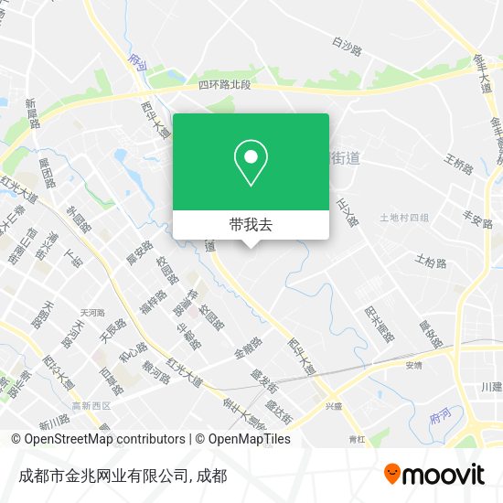 成都市金兆网业有限公司地图