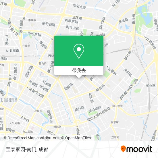 宝泰家园-南门地图