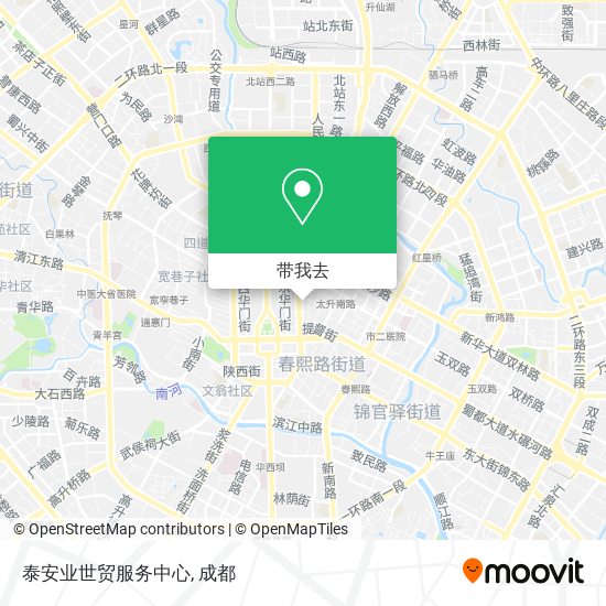 泰安业世贸服务中心地图