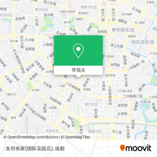 友邻有家(国际花园店)地图