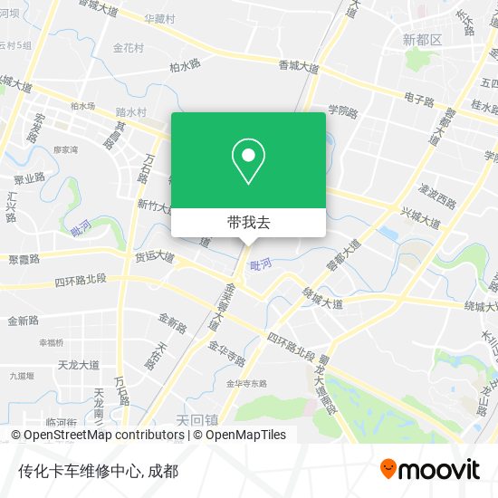 传化卡车维修中心地图