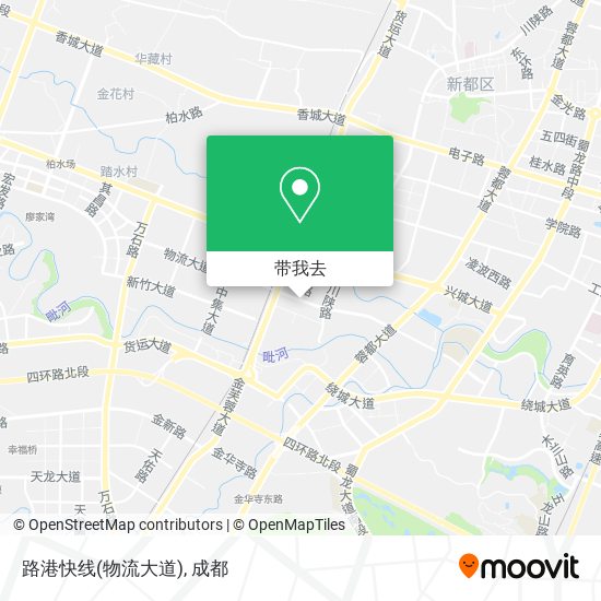 路港快线(物流大道)地图