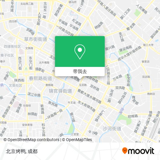 北京烤鸭地图