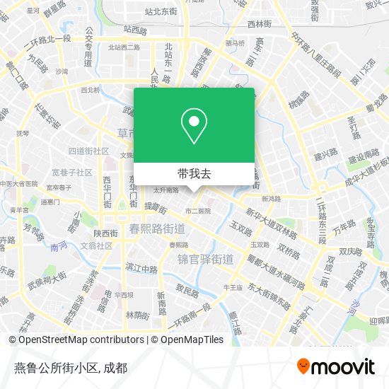 燕鲁公所街小区地图