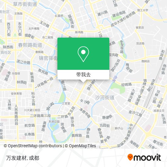 万发建材地图