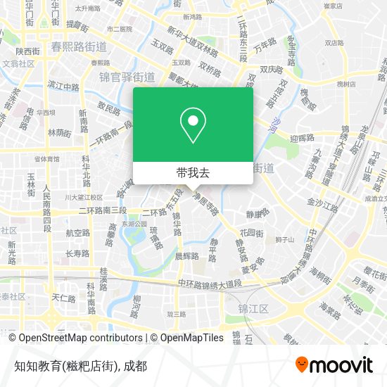 知知教育(糍粑店街)地图