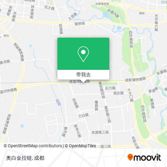 奥白金拉链地图