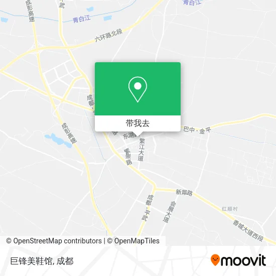 巨锋美鞋馆地图