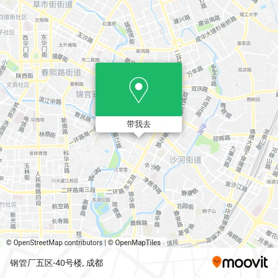 钢管厂五区-40号楼地图